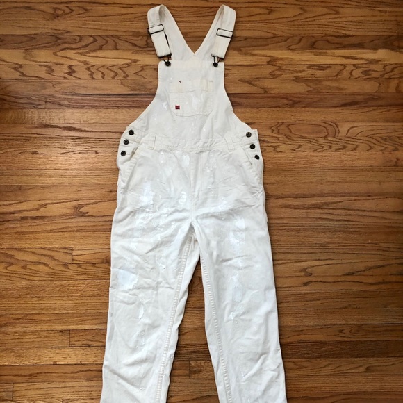 white dickie overalls